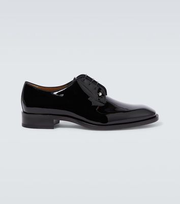 Christian Louboutin Chambeliss patent leather Derby shoes