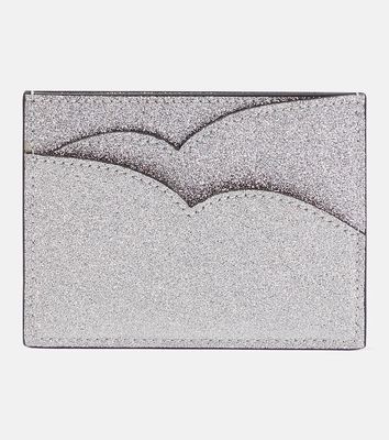 Christian Louboutin Hot Chick glittered leather card holder