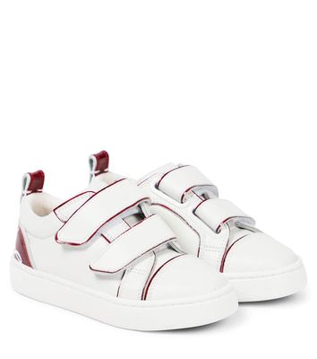 Christian Louboutin Kids Funnyto Scratch leather sneakers