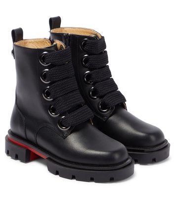 Christian Louboutin Kids Leather ankle boots