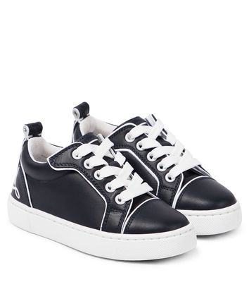 Christian Louboutin Kids Leather low-top sneakers