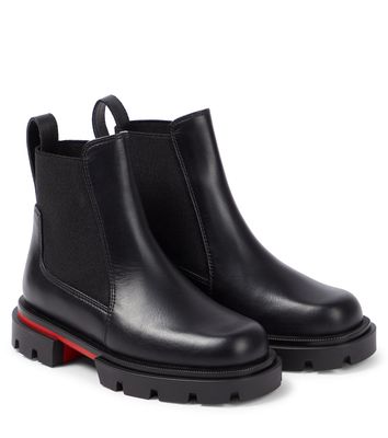 Christian Louboutin Kids Marchacroche leather ankle boots