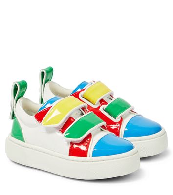 Christian Louboutin Kids Toyototoy patent leather sneakers
