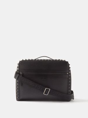 Christian Louboutin - Loubitown Leather Briefcase - Mens - Black