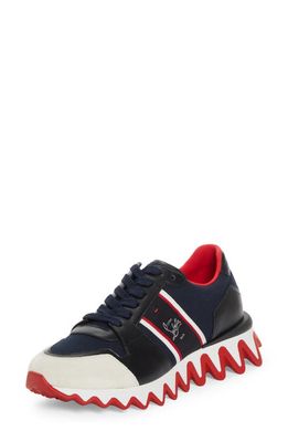 Christian Louboutin Nastroshark Low Top Sneaker in Version Navy