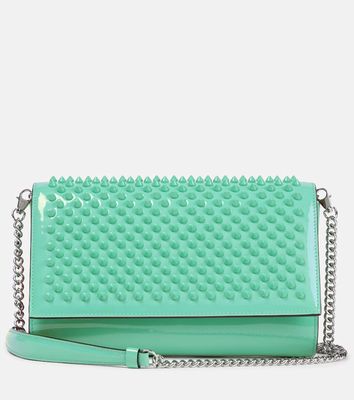 Christian Louboutin Paloma Small embellished leather clutch
