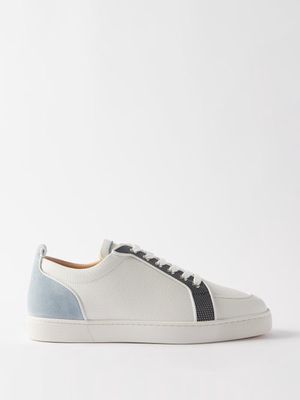 Christian Louboutin - Rantulow Orlato Perforated Leather Trainers - Mens - Multi