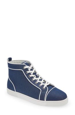 Christian Louboutin Varsilouis High Top Sneaker in Blue