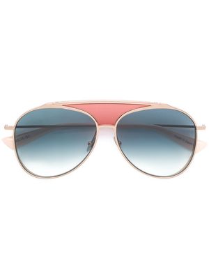 Christian Roth pilot-frame sunglasses - Metallic