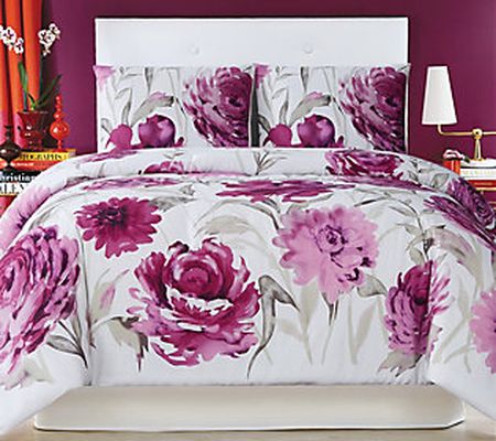 Christian Siriano Remy Floral F/Q 3-Piece Duvet Cover Set