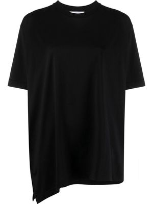 Christian Wijnants asymmetric short-sleeve T-shirt - Black