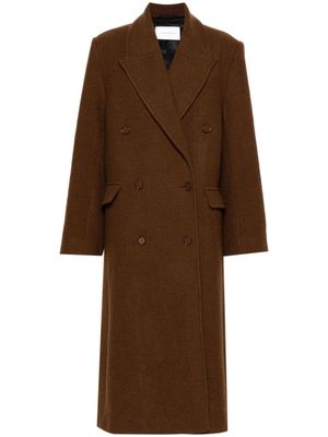 Christian Wijnants Cirena double-breasted coat - Brown