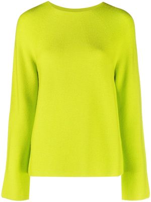 Christian Wijnants crew-neck knitted top - Green