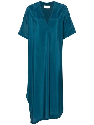 Christian Wijnants Deebe asymmetric dress - Blue