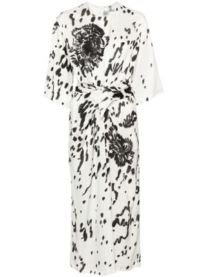 Christian Wijnants Dembet abstract-print dress - White