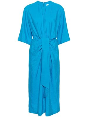 Christian Wijnants Dembet belted midi dress - Blue