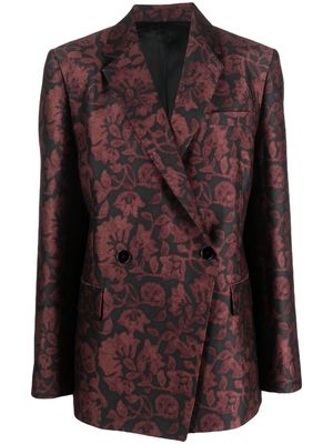 Christian Wijnants Jantra double-breasted blazer - Brown