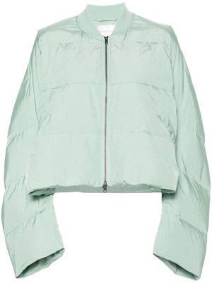 Christian Wijnants Jumoke quilted cropped jacket - Green