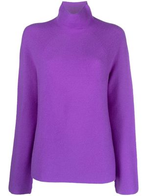 Christian Wijnants Kolkatas roll neck sweater - Purple