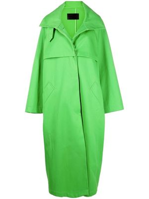 Christian Wijnants long sleeve oversized coat - Green