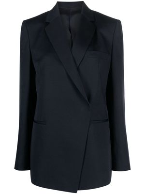 Christian Wijnants notched-collar single-breasted blazer - Blue