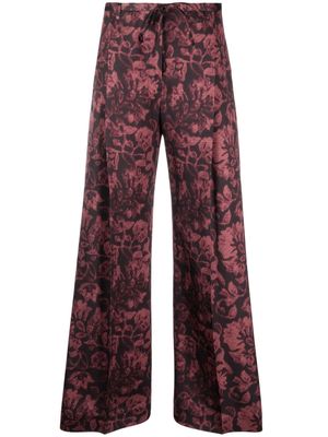 Christian Wijnants Pamir floral-print trousers - Pink