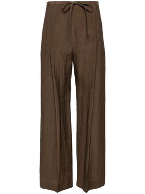 Christian Wijnants Pamir wide-leg trousers - Brown