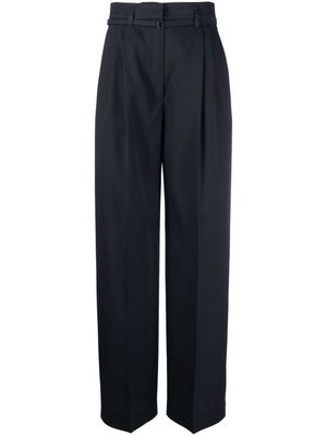Christian Wijnants Parise high-waisted wide-leg trousers - Blue