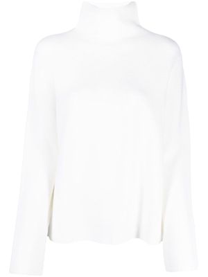 Christian Wijnants roll neck knitted sweater - White