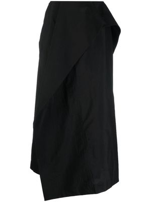 Christian Wijnants Sargent draped midi skirt - Black