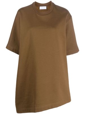Christian Wijnants Tulia organic-cotton T-Shirt - Brown