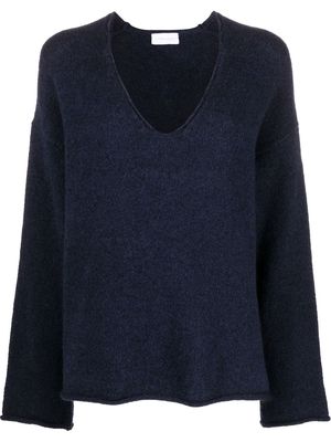 Christian Wijnants V-neck pullover sweater - Blue