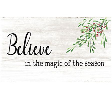 Christmas Believe Wall Decor