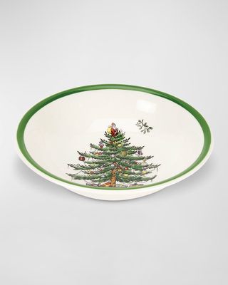 Christmas Tree Cereal/Oatmeal Bowls, Set of 4