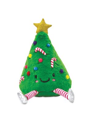 Christmas Tree Plush Pillow - Green - Green