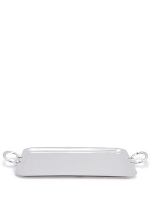 Christofle Albi silver-plated rectangular tray