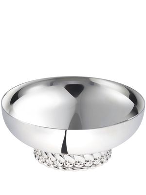 Christofle Babylone braid-detail bowl - Silver
