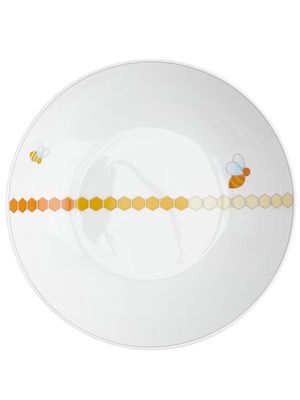 Christofle Beebee graphic-print bowl - White