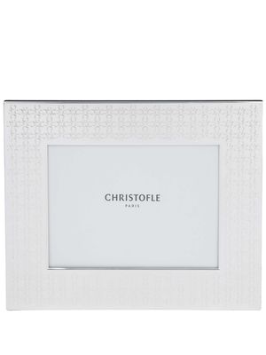 Christofle graphic-print photo frame - Silver
