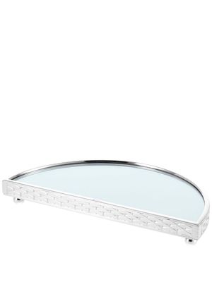 Christofle Half Circle Tray Sève D'argent Silver Plated