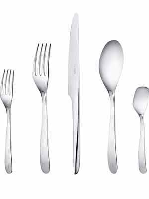 Christofle L'Ame de Christofle five-piece stainless steel place settings - Silver