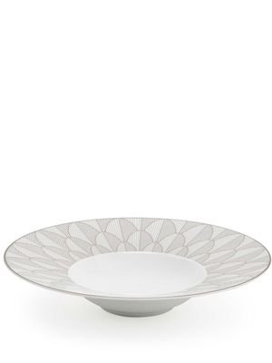 Christofle large Malmaison Impériale porcelain soup plate - Neutrals