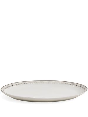 Christofle Malmaison Impériale porcelain platter - White