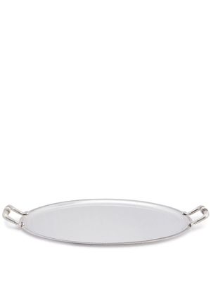 Christofle Malmaison oval-shape tray - Silver