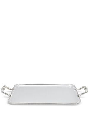Christofle Malmaison rectangle-shape tray - Silver