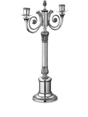 Christofle Malmaison silver-plated candelabra