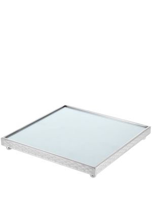 Christofle Sève d'Argent 32cm x 32cm silver-plated square tray