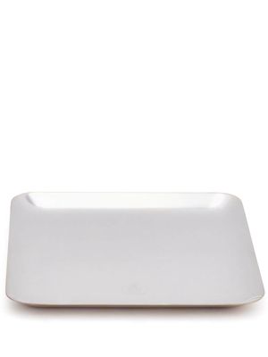 Christofle Silver Time silver-plated square platter