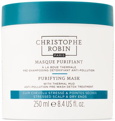 Christophe Robin Purifying Thermal Mud Hair Mask, 250 mL