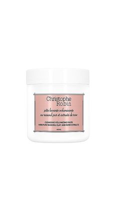 Christophe Robin Travel Cleansing Volumizing Paste with Pure Rassoul Clay and Rose Extracts in Beauty: NA.